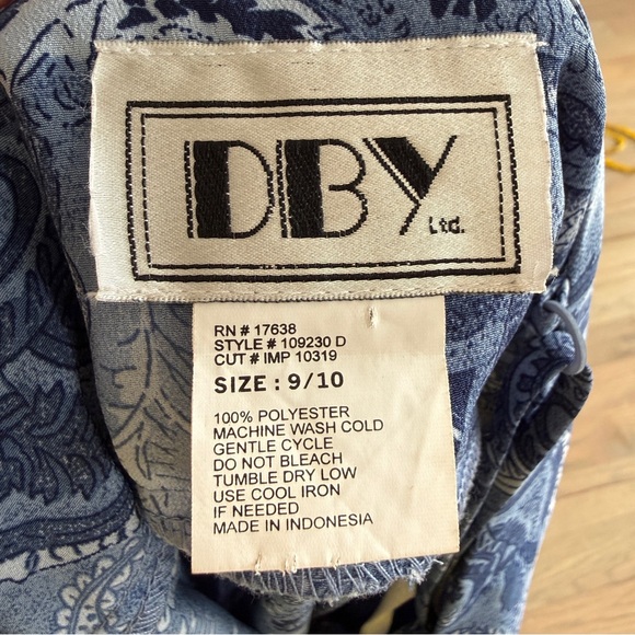 Vintage Y2K Paisley Ruffled Fairy Maxi Slip Dress 9/10 - Picture 7 of 7